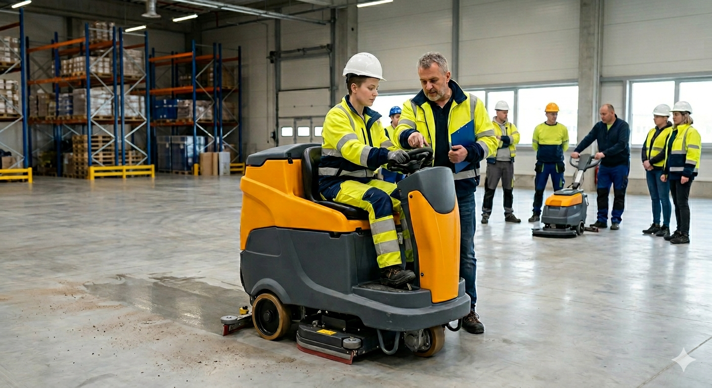 Kurs na operatora maszyn czyszczących: Wejdź do świata Facility Management i obsługuj zaawansowane technologie!