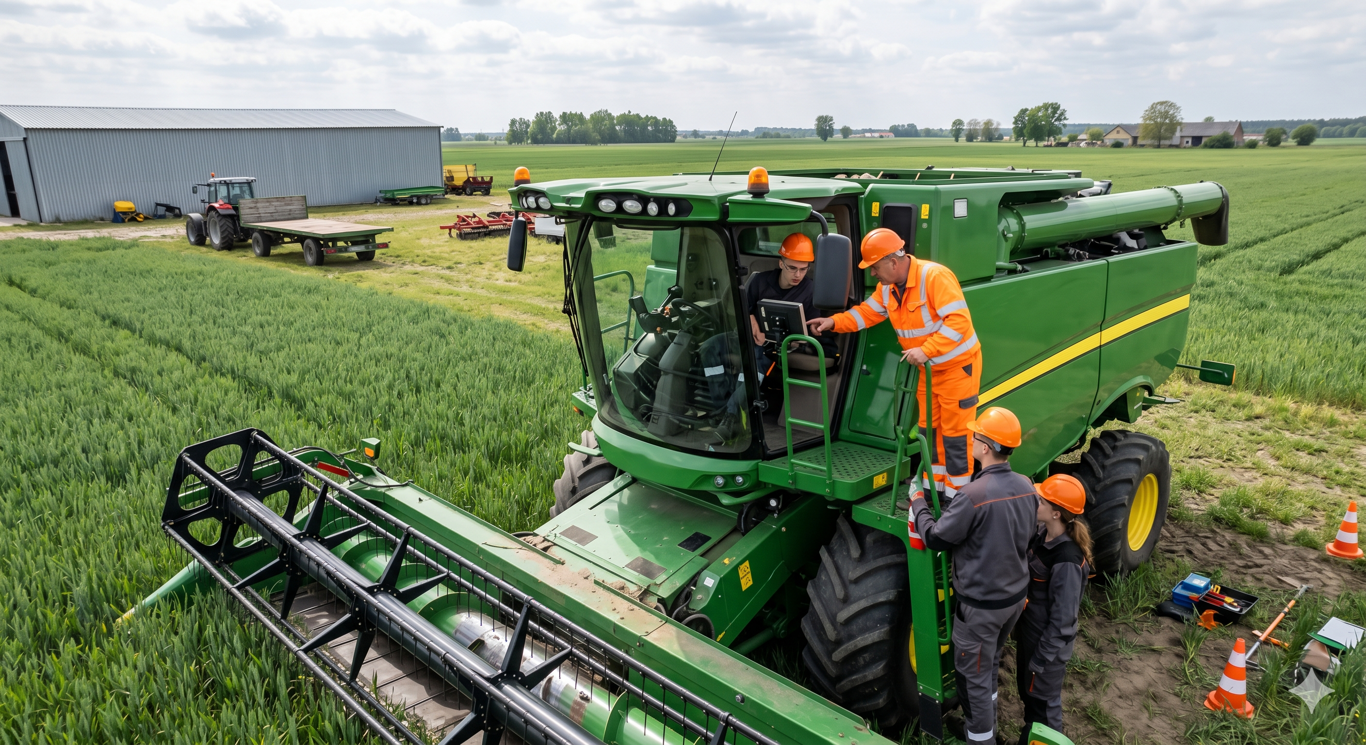 Kurs na operatora kombajnu zbożowego: Zdobądź uprawnienia i zostań królem żniw